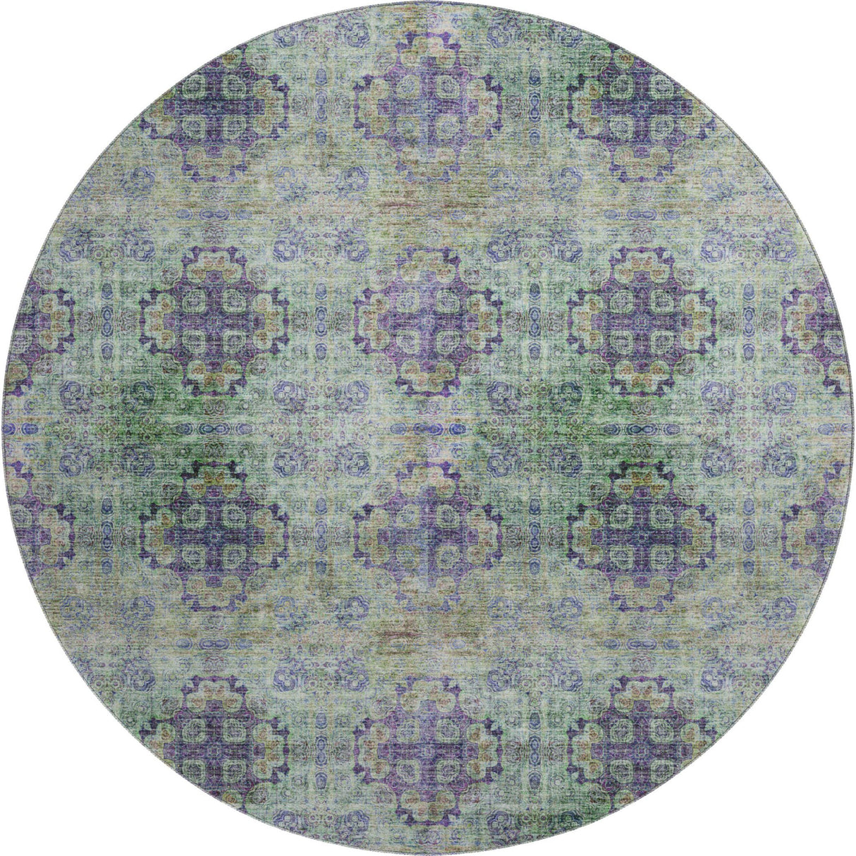 Dalyn Trevi TV16 Purple Rug round rug