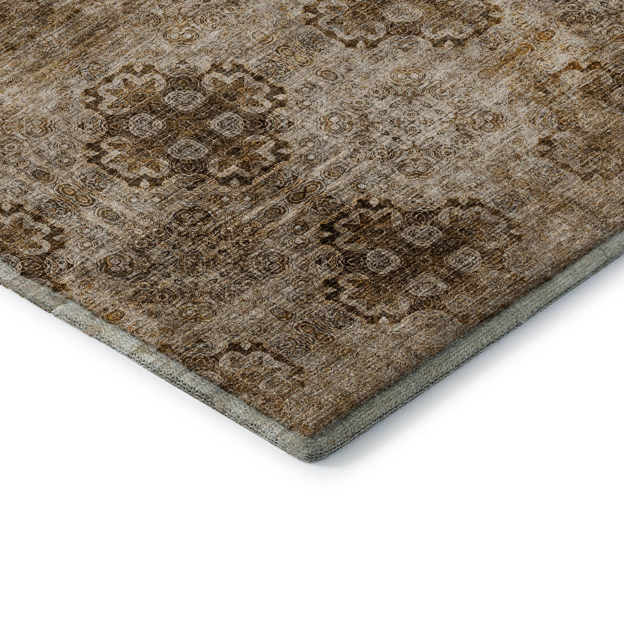 Dalyn Trevi TV16 Taupe Rug corner detail