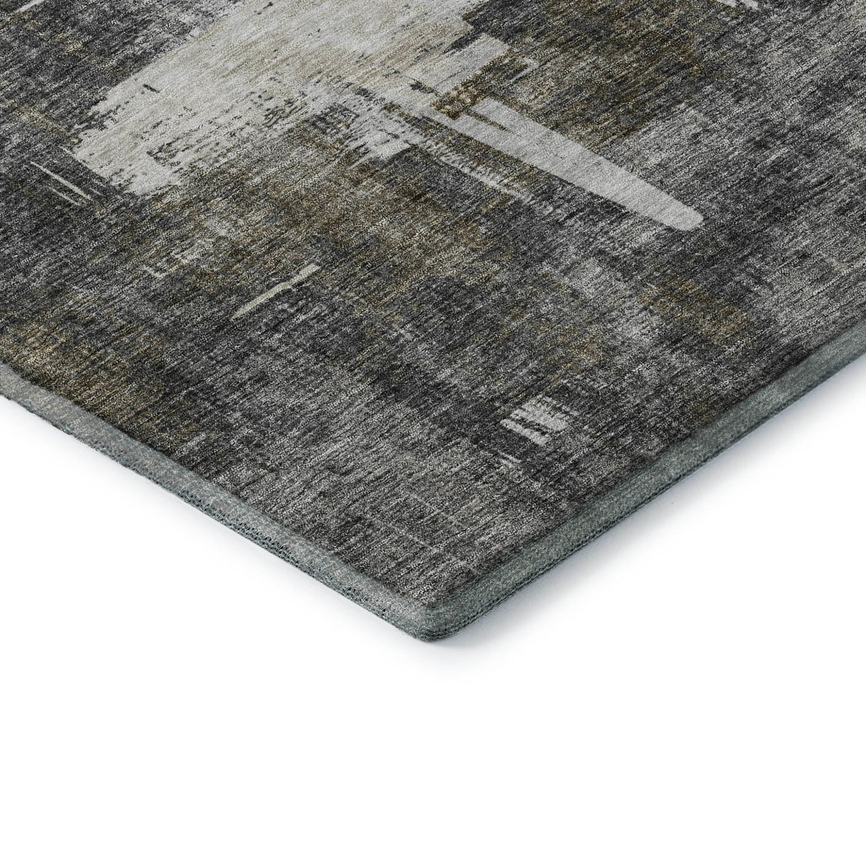 Dalyn Trevi TV18 Gray Rug corner detail