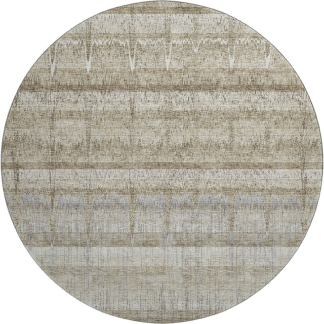 Dalyn Trevi TV19 Taupe Rug round rug