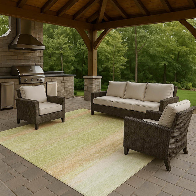 Dalyn Trevi TV2 Aloe Rug outdoor lifestyle image