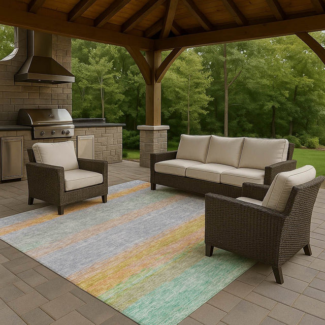 Dalyn Trevi TV2 Lavender Rug outdoor lifestyle image