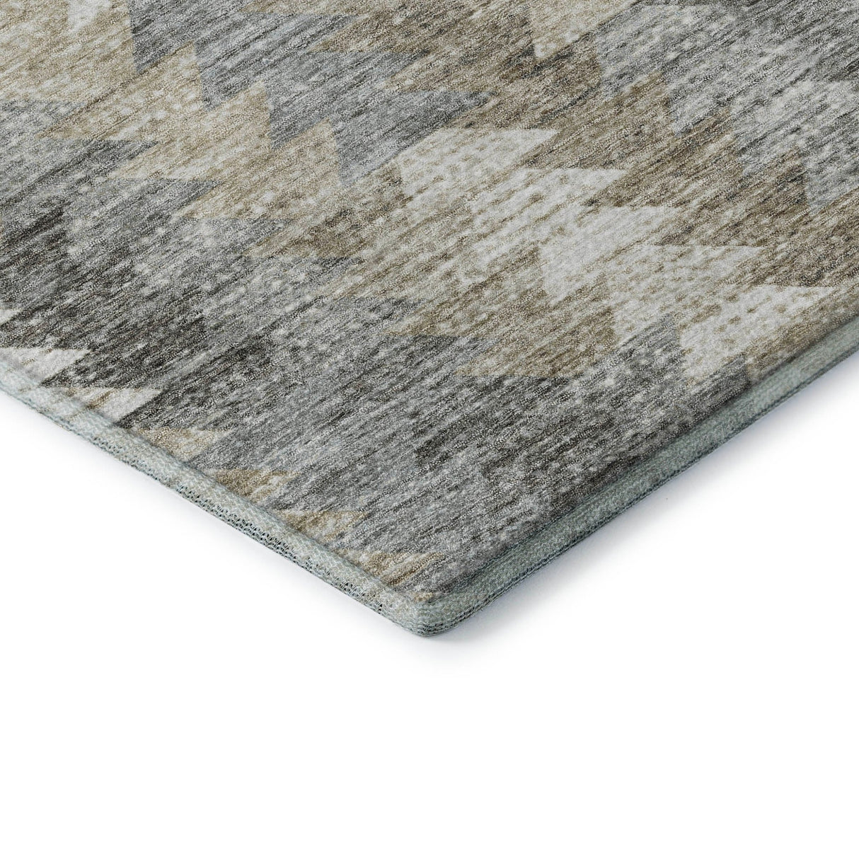 Dalyn Trevi TV20 Taupe Rug corner detail