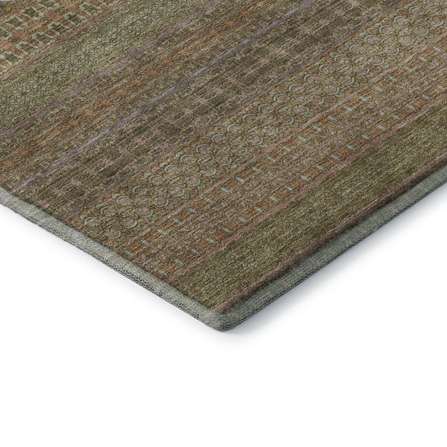 Dalyn Trevi TV3 Khaki Rug corner detail