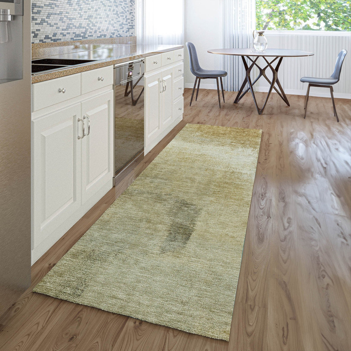 Dalyn Trevi TV5 Wheat Rug shown in a room