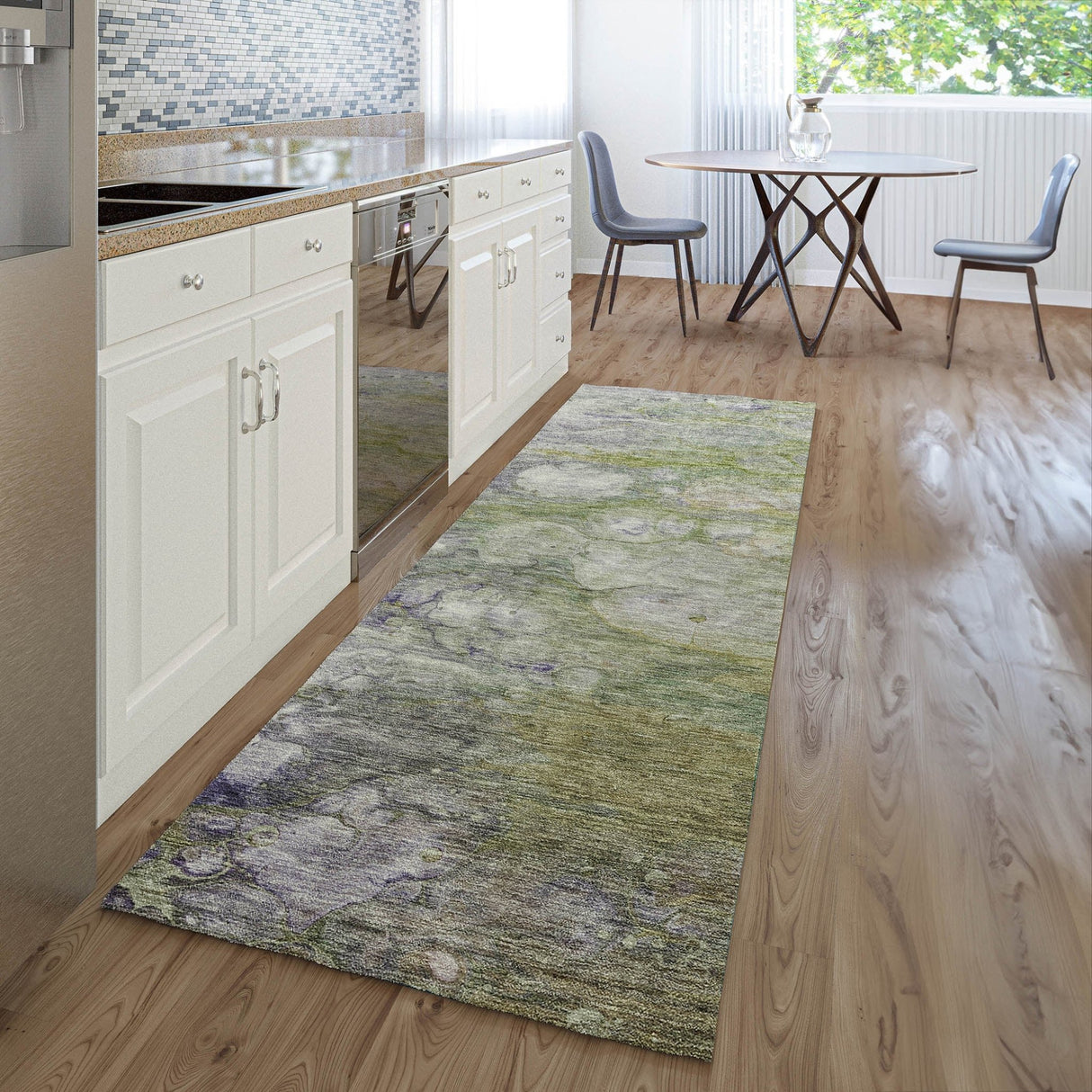 Dalyn Trevi TV7 Aloe Rug shown in a room