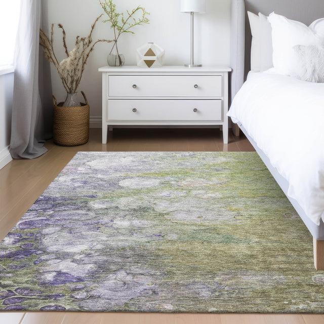 Dalyn Trevi TV7 Aloe Rug shown in a room