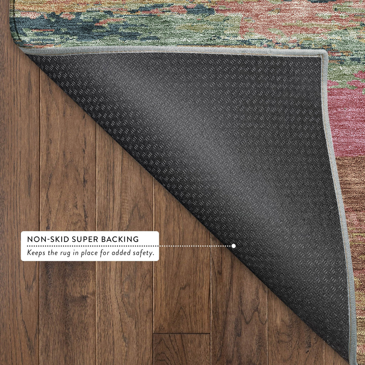 Dalyn Trevi TV8 Blush Rug backing detail