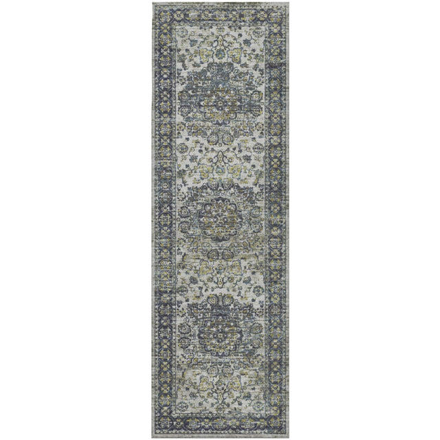 Dalyn Tuscany TU1 Silver Rug runner rug