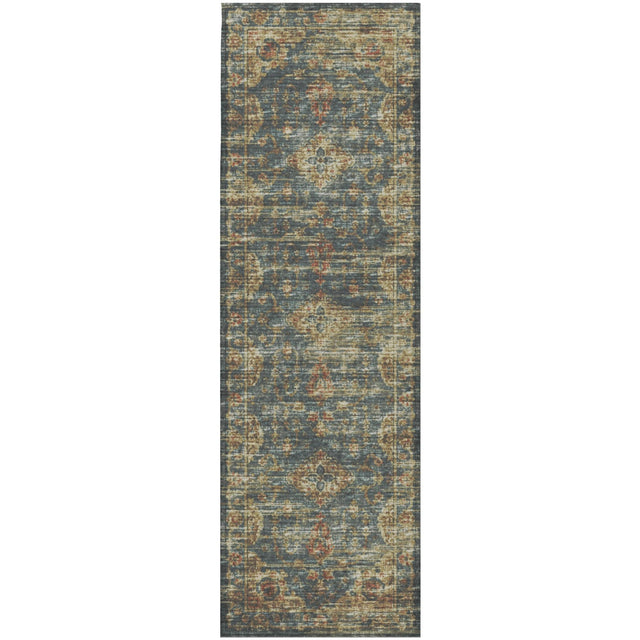 Dalyn Tuscany TU13 Teal Rug runner rug