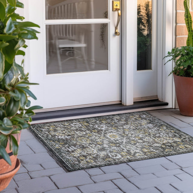 Dalyn Tuscany TU2 Gray Rug outdoor lifestyle image