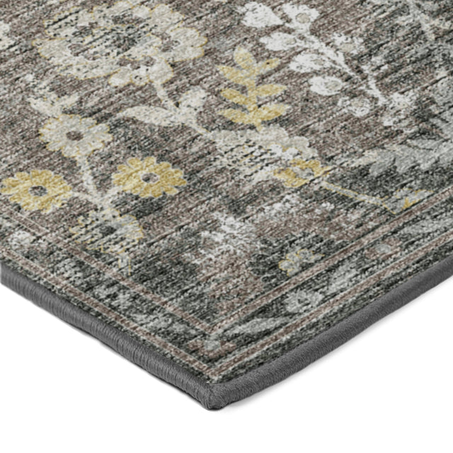 Dalyn Tuscany TU2 Gray Rug corner detail