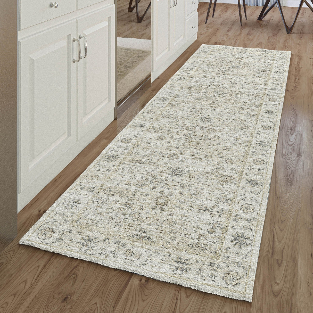 Dalyn Tuscany TU3 Ivory Rug shown in a room