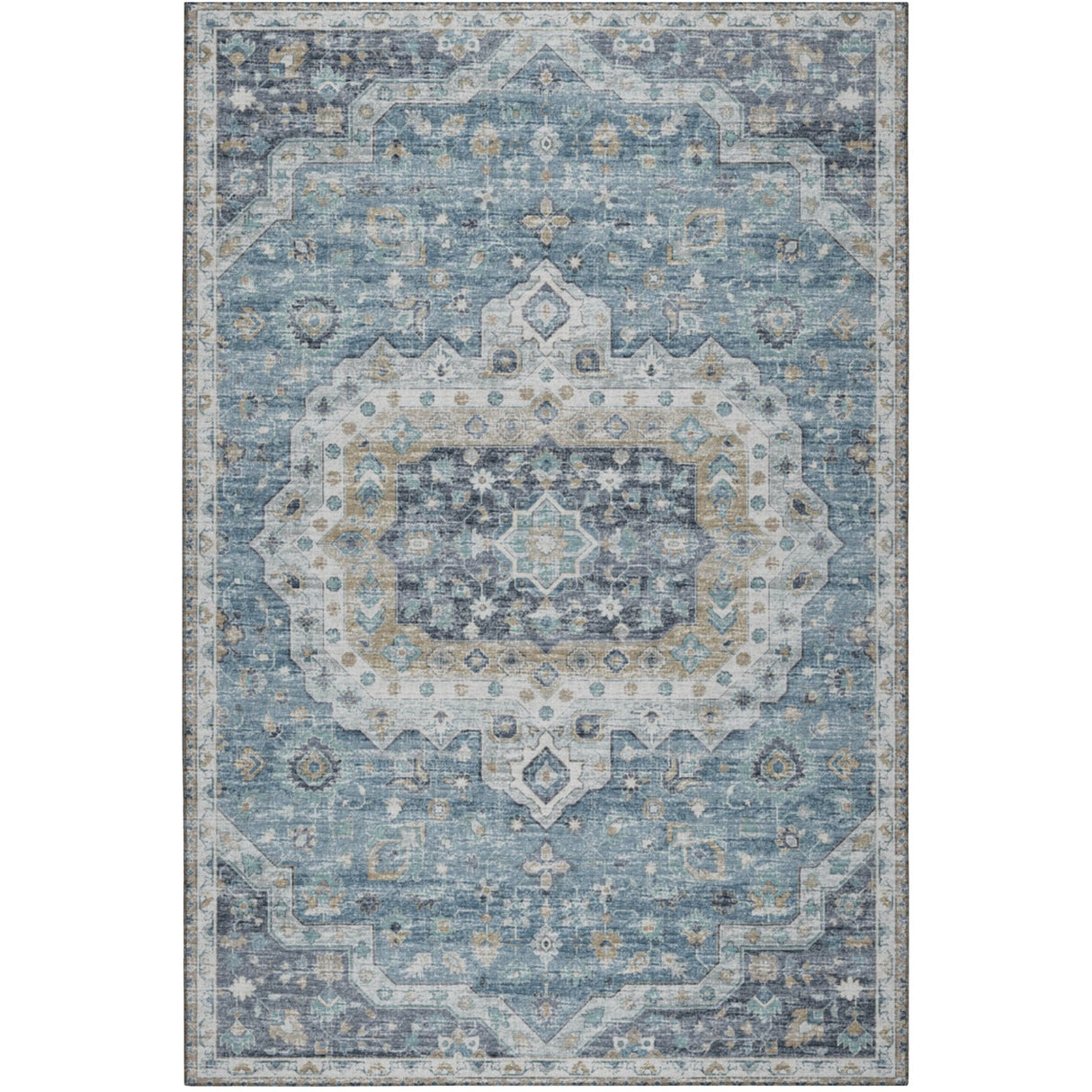 Dalyn Tuscany TU4 Blue Rug main image