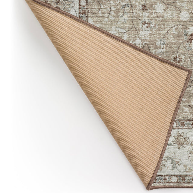 Dalyn Tuscany TU5 Taupe Rug backing detail