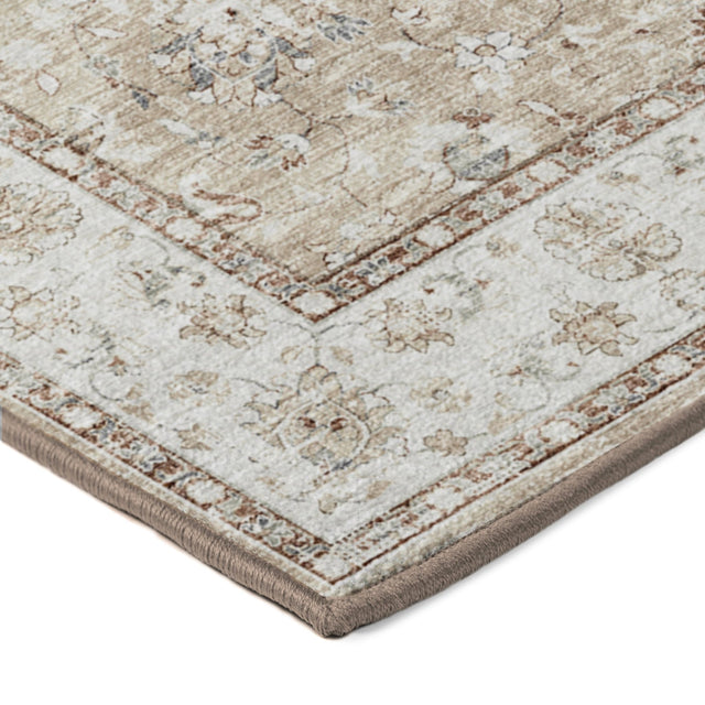 Dalyn Tuscany TU5 Taupe Rug corner detail