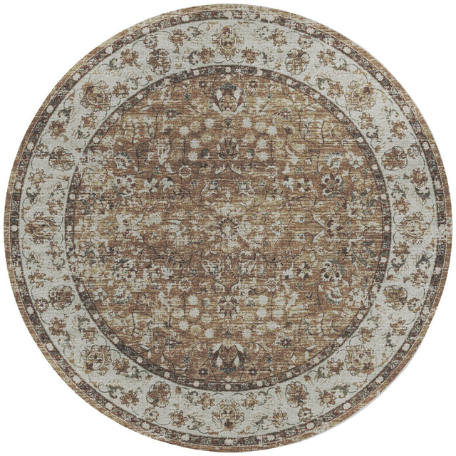 Dalyn Tuscany TU5 Taupe Rug round rug