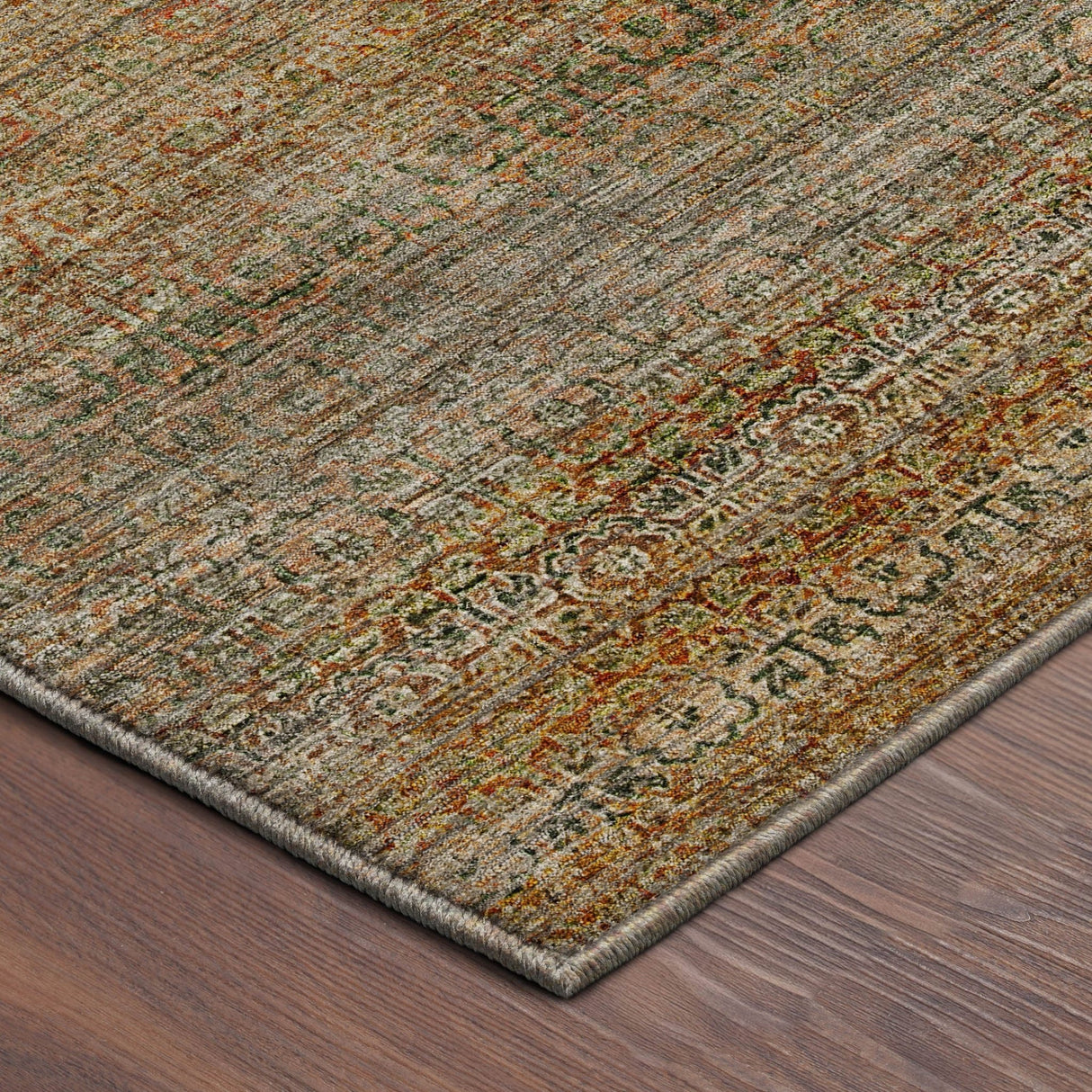 Dalyn Vico VC3 Khaki Rug corner detail