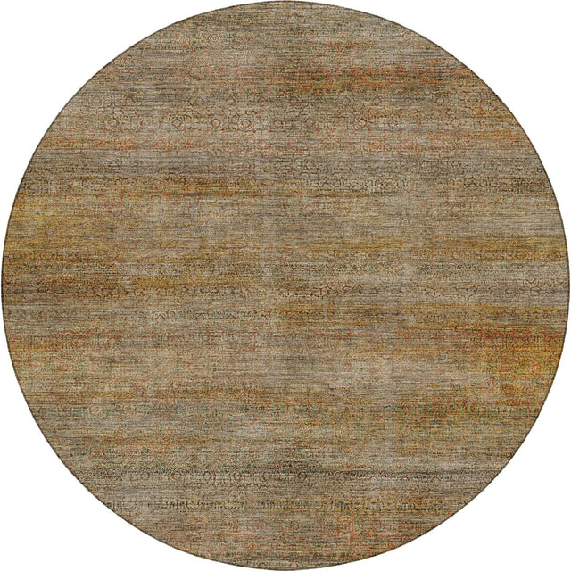 Dalyn Vico VC3 Khaki Rug round rug