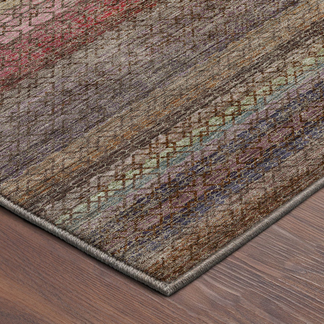 Dalyn Vico VC4 Chocolate Rug corner detail