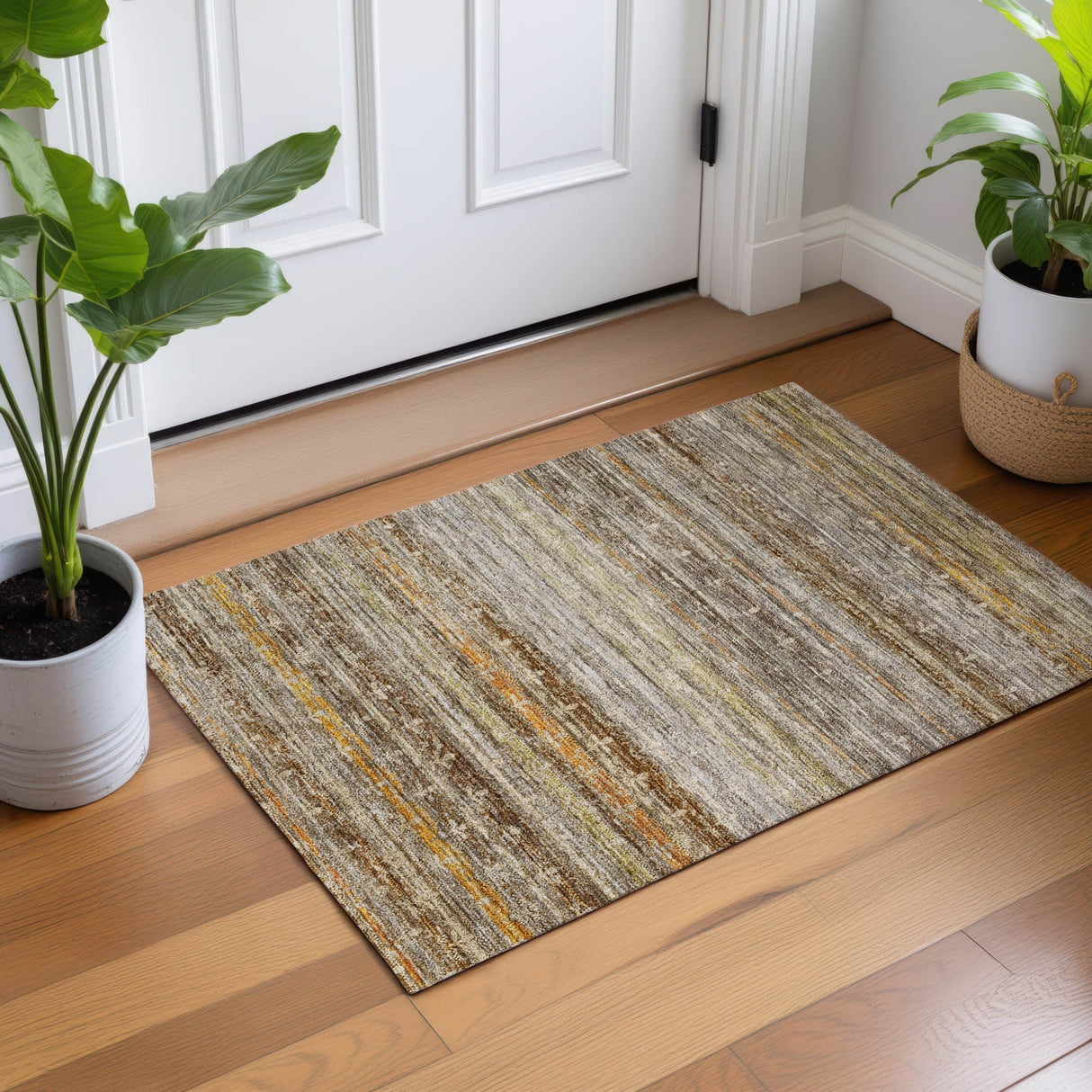Dalyn Vico VC6 Chocolate Rug shown in a room