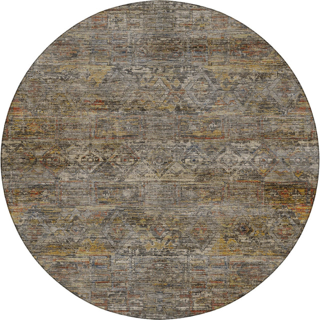 Dalyn Vico VC7 Gray Rug round rug