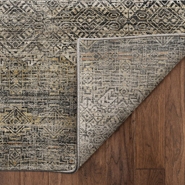 Dalyn Vico VC8 Black Rug backing detail