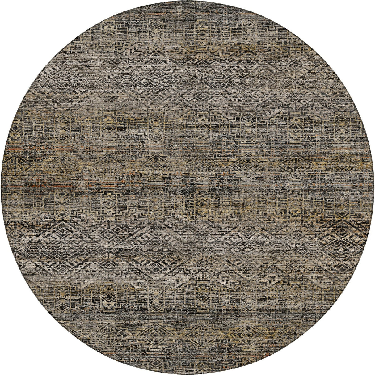 Dalyn Vico VC8 Black Rug round rug