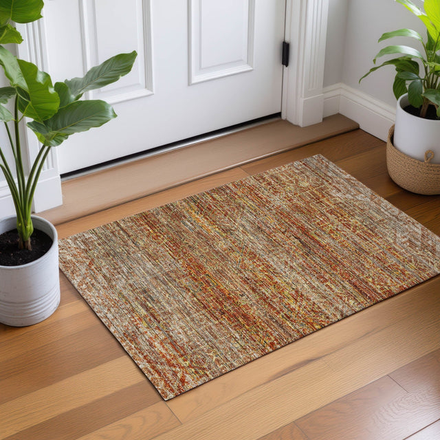 Dalyn Vico VC8 Paprika Rug shown in a room