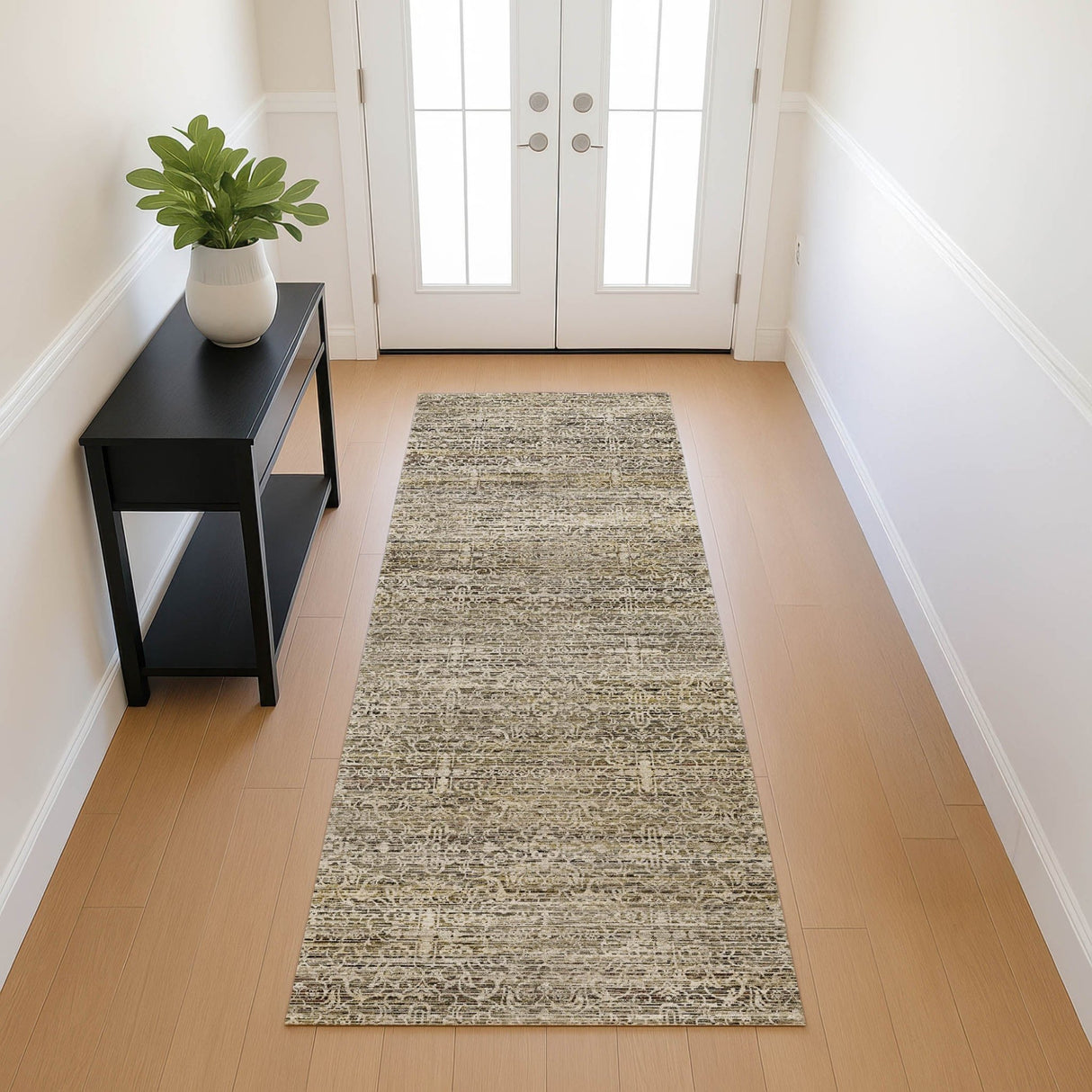Dalyn Vico VC9 Khaki Rug shown in a room