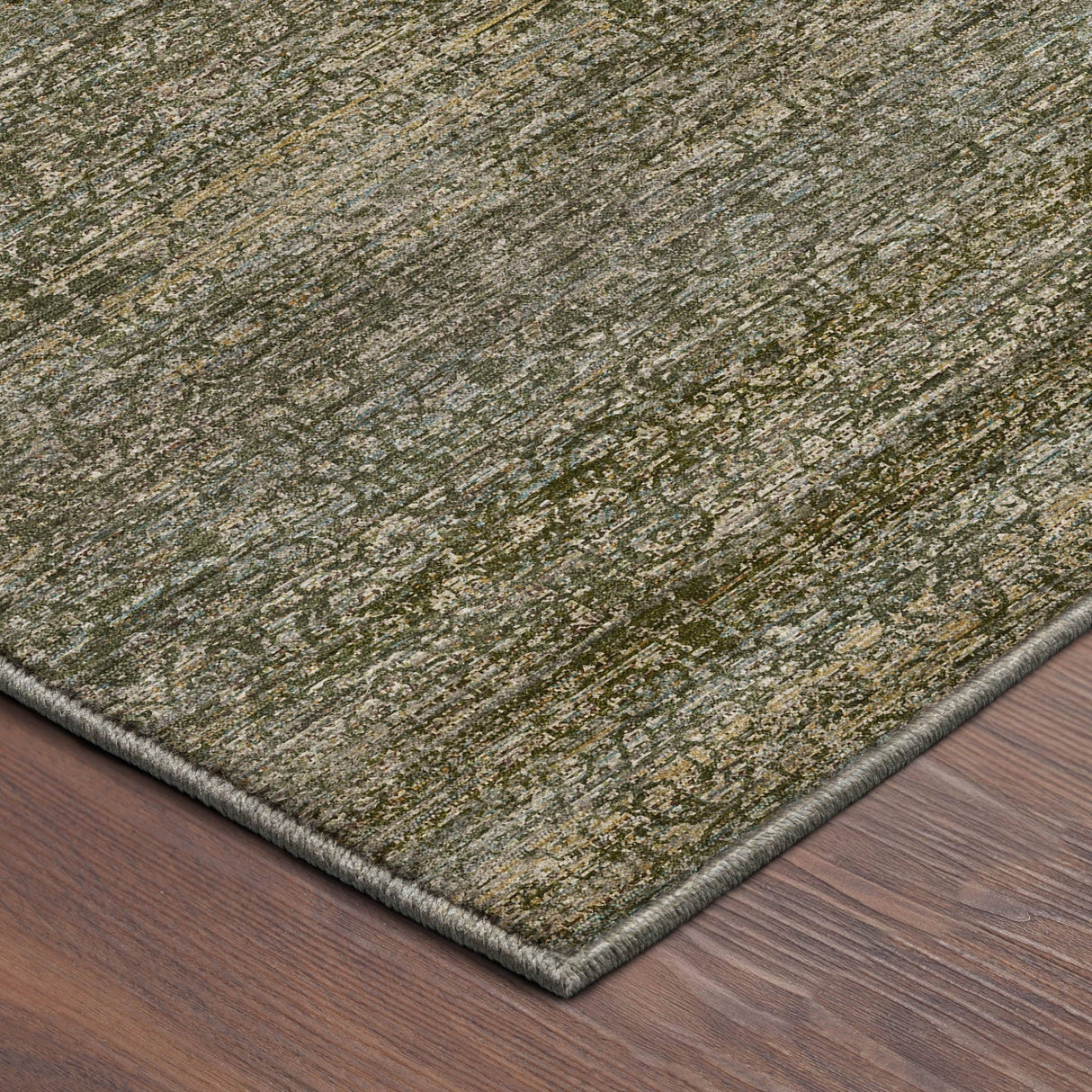 Dalyn Vico VC9 Olive Rug corner detail