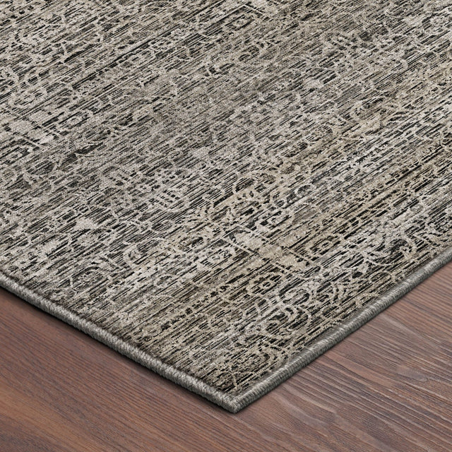 Dalyn Vico VC9 Silver Rug corner detail