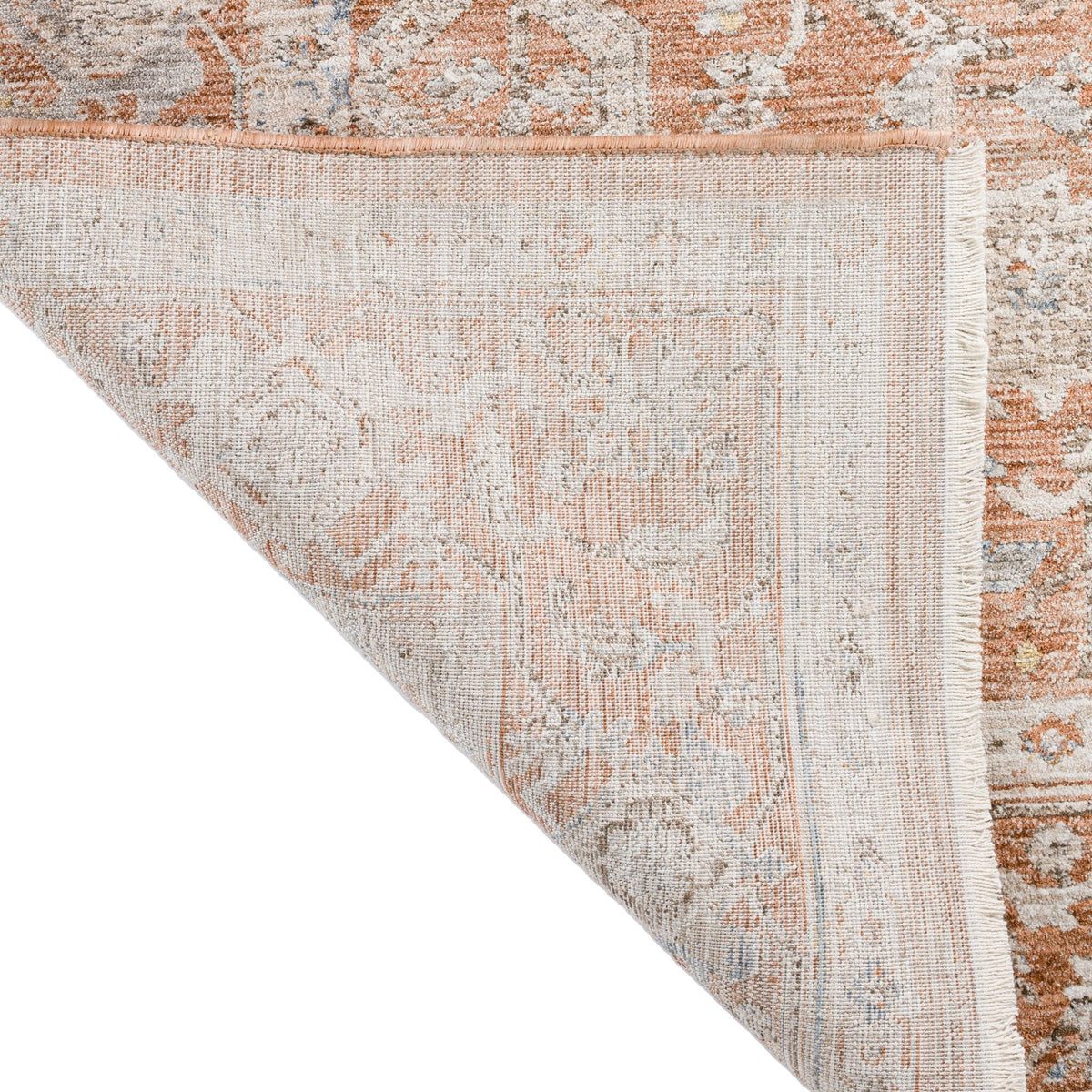 Dalyn Vienna VI1 Machine Made Traditional Orange Rug