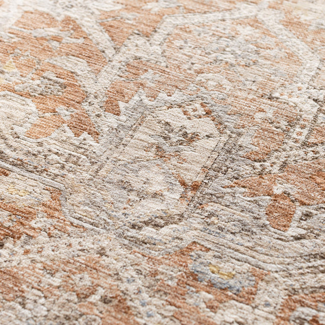 Dalyn Vienna VI1 Machine Made Traditional Orange Rug