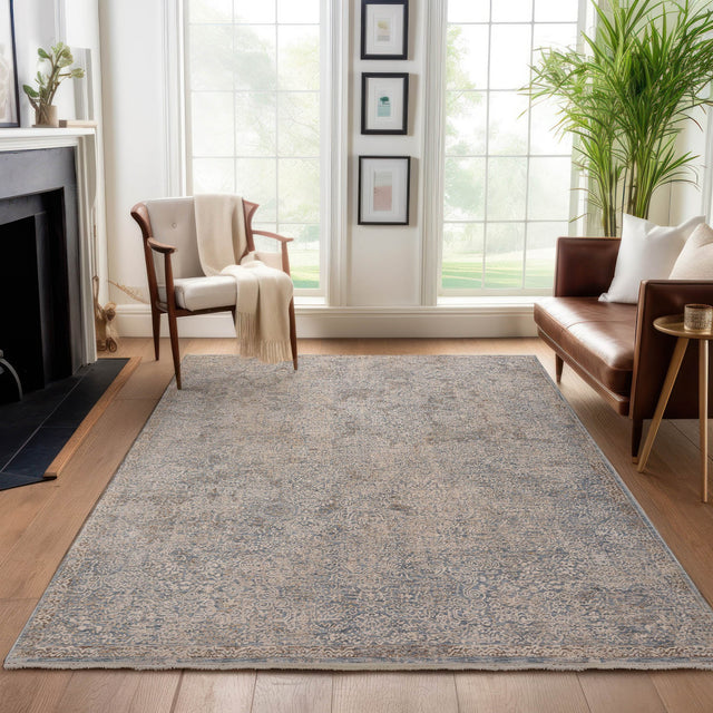 Dalyn Vienna VI5 Machine Made Traditional Blue Rug