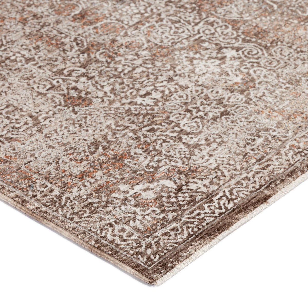 Dalyn Vienna VI5 Machine Made Traditional Brown Rug