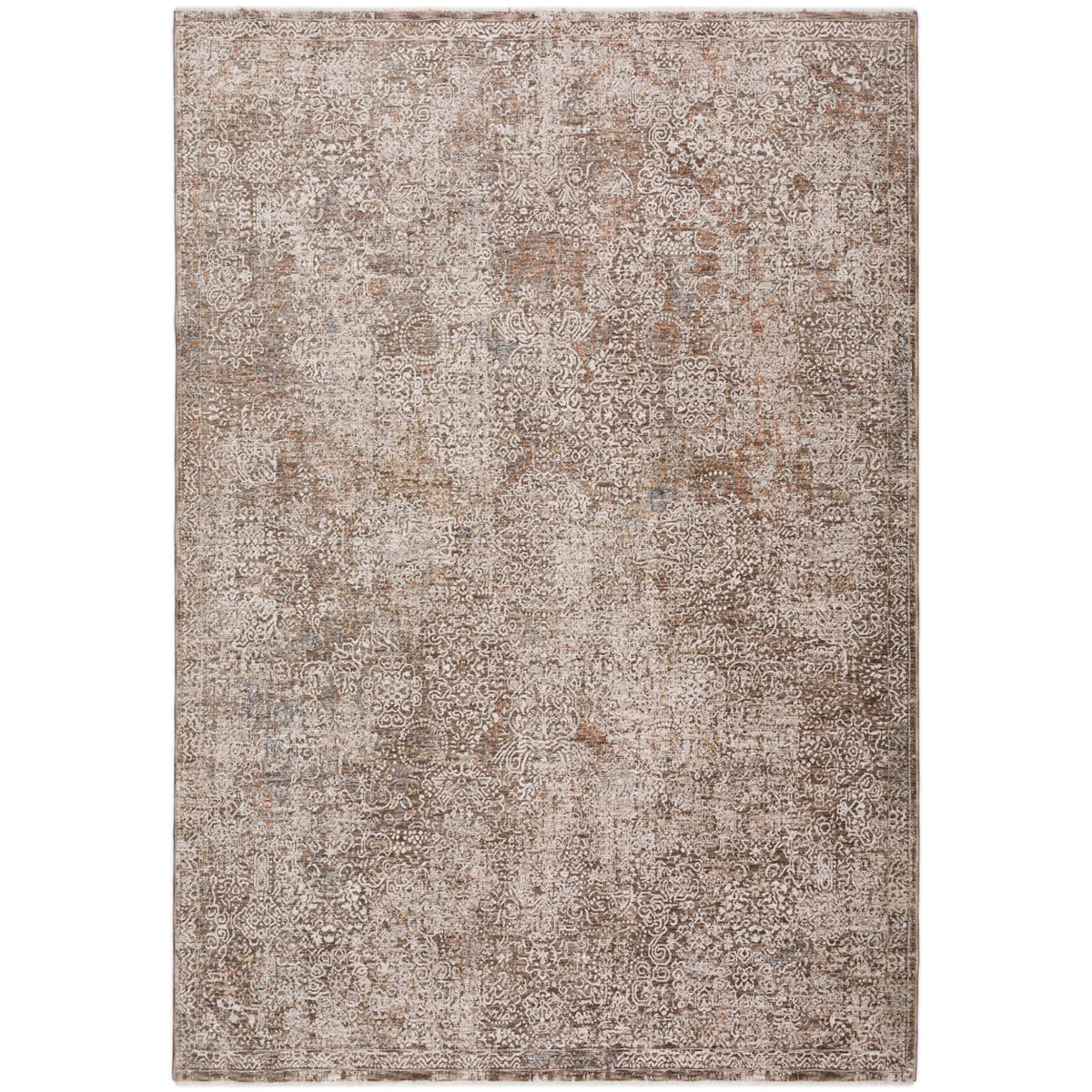 Dalyn Vienna VI5 Machine Made Traditional Brown Rug
