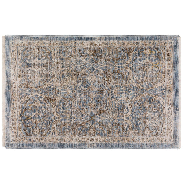 Dalyn Vienna VI7 Machine Made Traditional Blue Rug