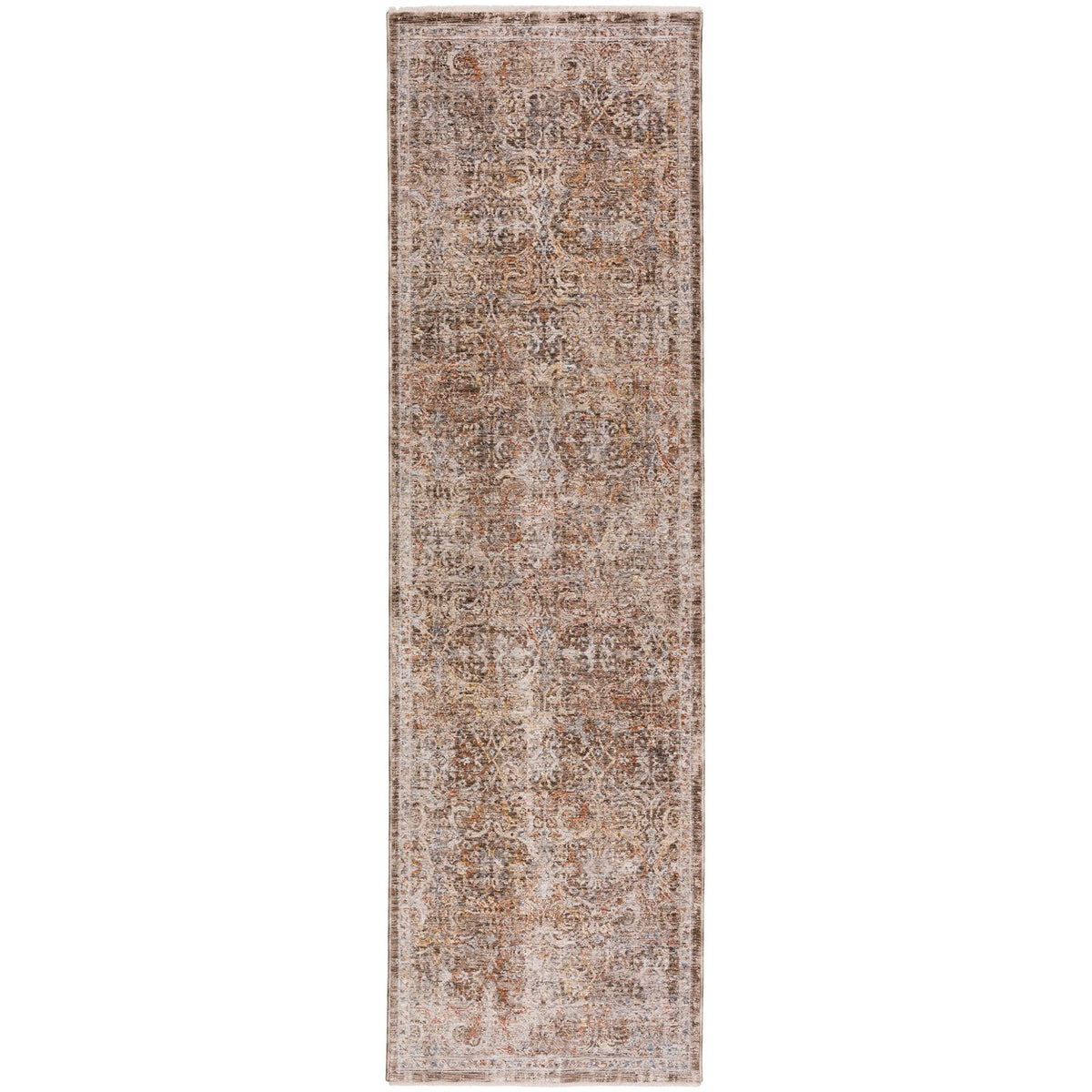 Dalyn Vienna VI7 Machine Made Traditional Brown Rug