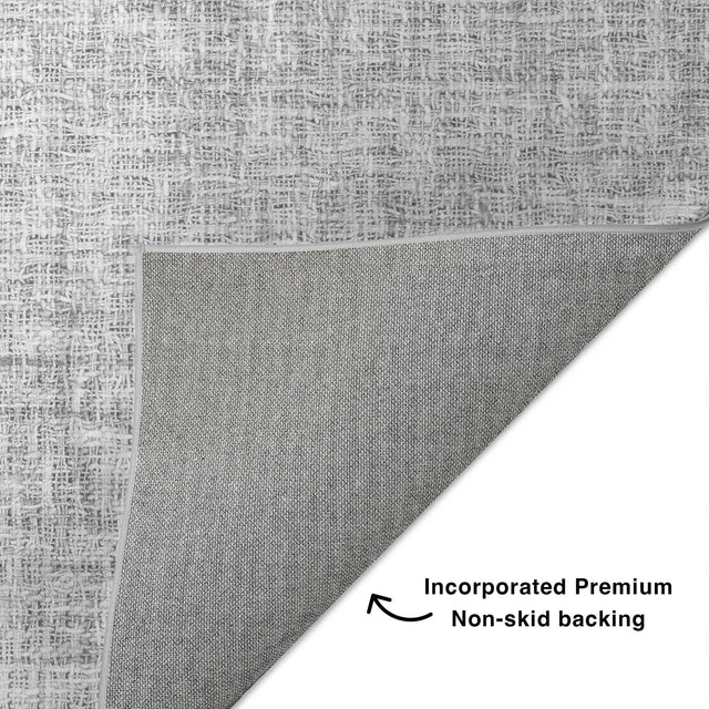 Dalyn Voyage VY1 Transitional Machine Made Silver Rug