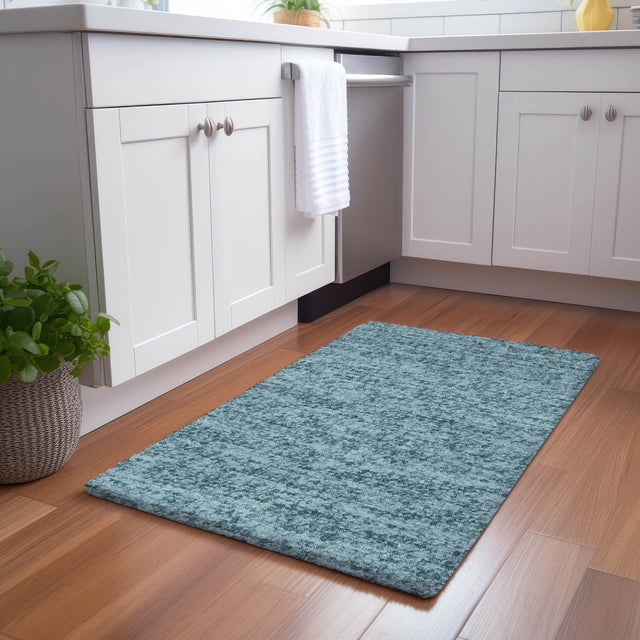 Dalyn Voyage VY2 Transitional Machine Made Teal Rug