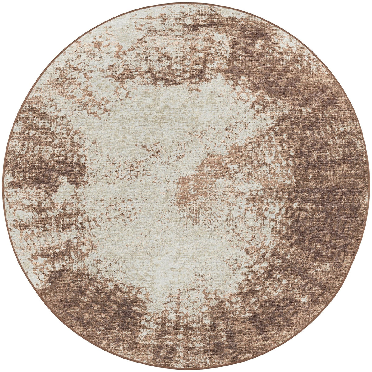 Dalyn Winslow WL1 Chocolate Rug round rug