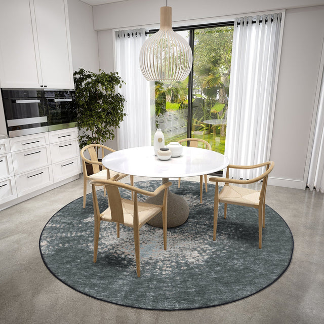 Dalyn Winslow WL1 Midnight Rug shown in a room