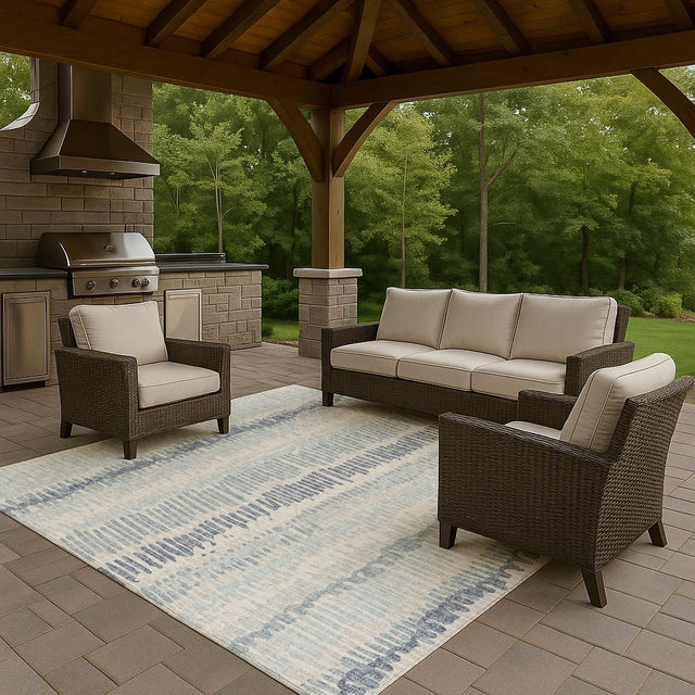 Dalyn Winslow WL4 Sky Rug outdoor lifestyle image
