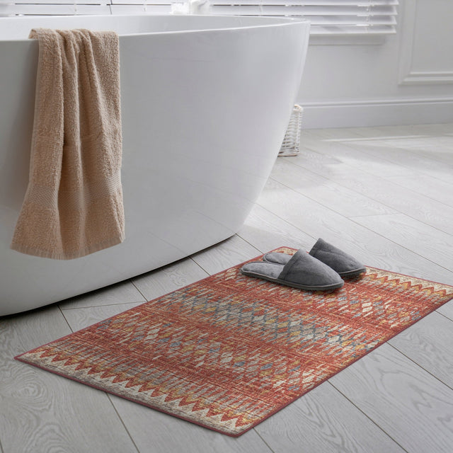 Dalyn Winslow WL5 Paprika Rug shown in a room