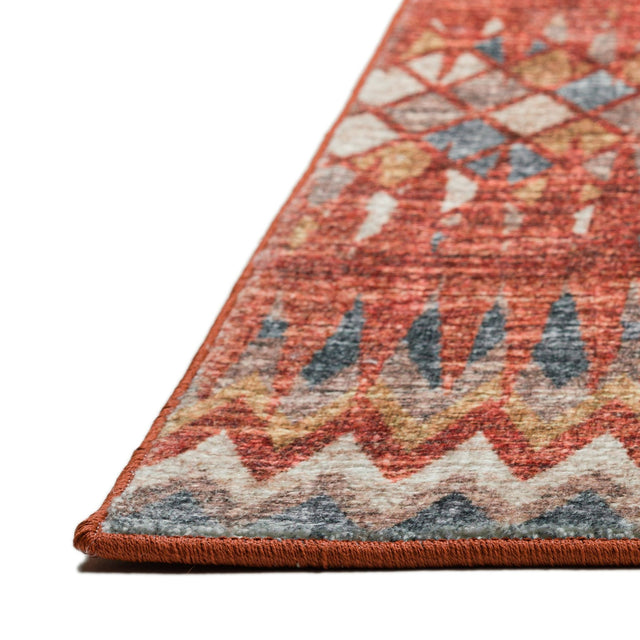 Dalyn Winslow WL5 Paprika Rug finished edge detail