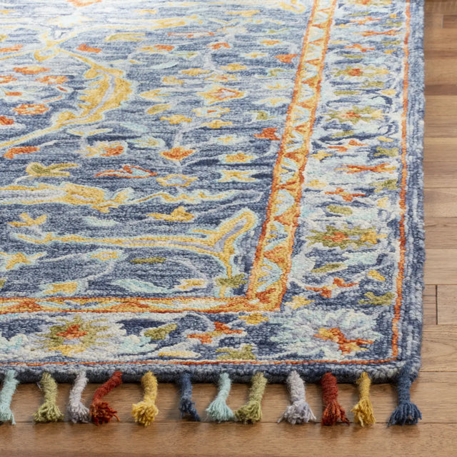 Safavieh Aspen 5'-0" x 8'-0" Rug in Blue / Rust