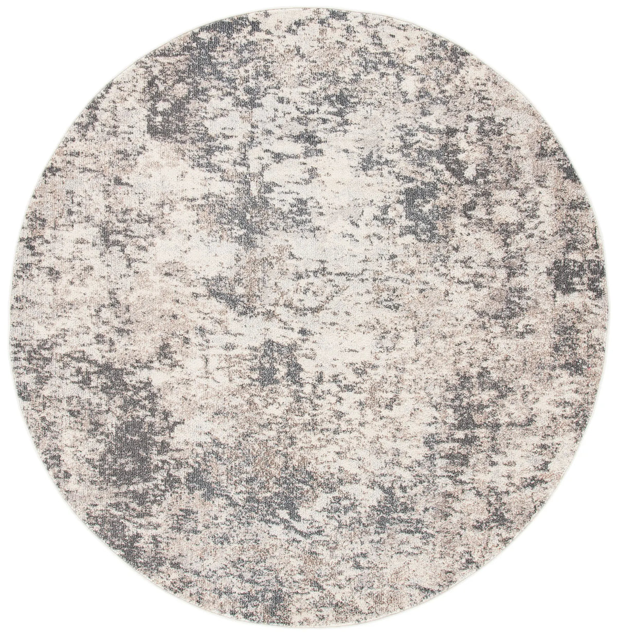 Safavieh Madison 6'-7" x 6'-7" Rug in Grey / Ivory