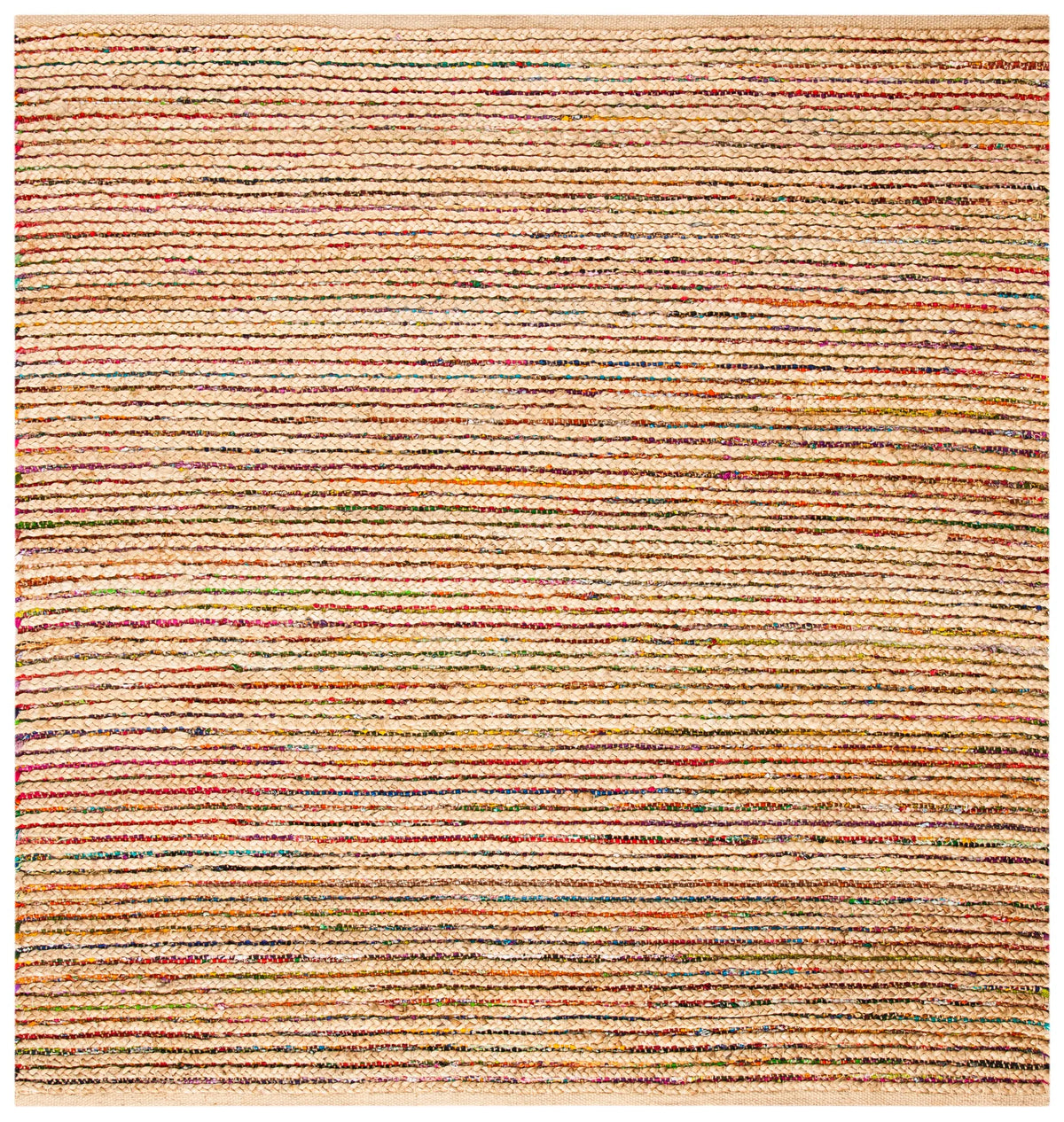 Safavieh Cape Cod 6'-0" x 6'-0" Rug in Natural / Multi