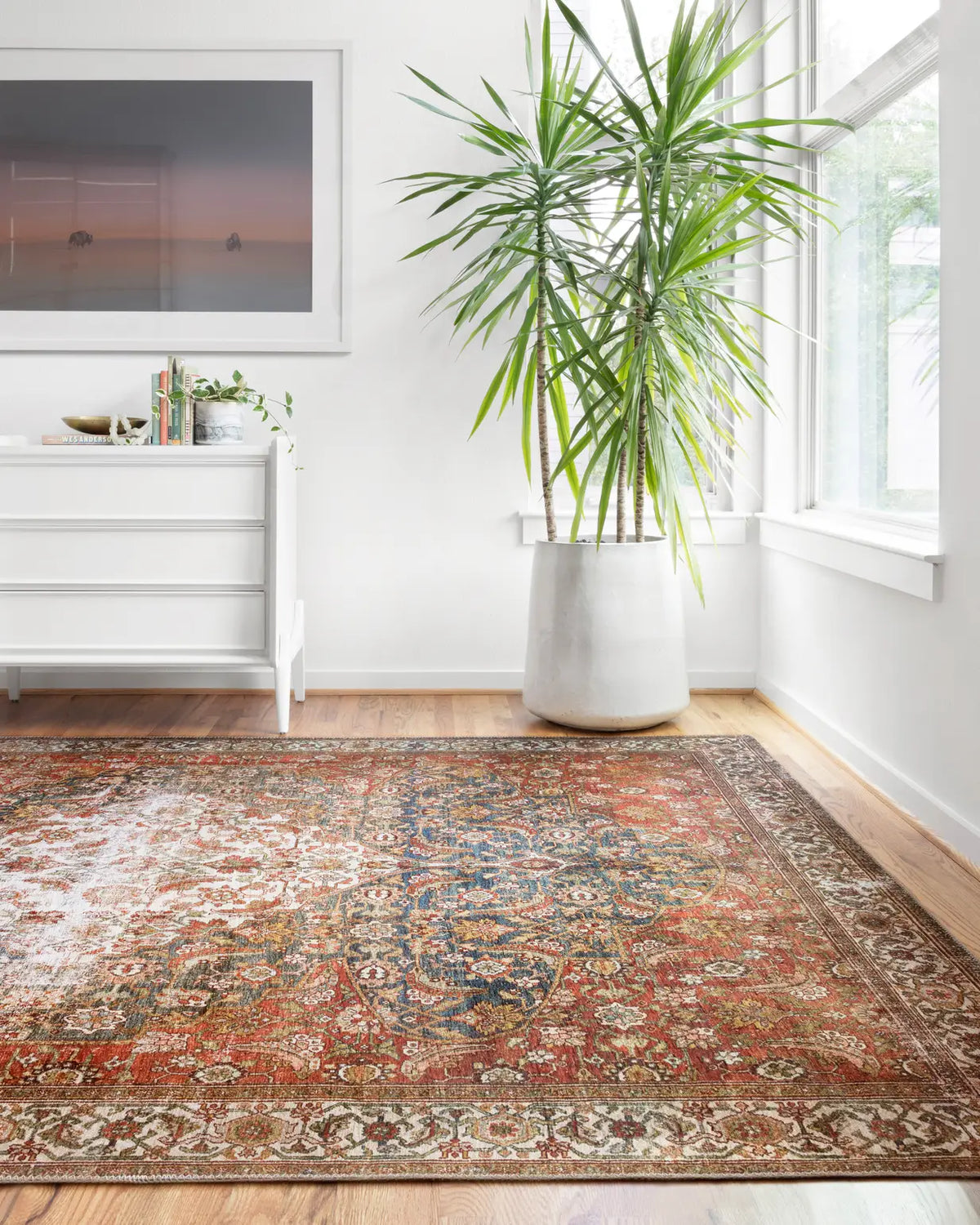 Loloi Layla Lay-05 Ocean / Multi Rugs - room scene 1